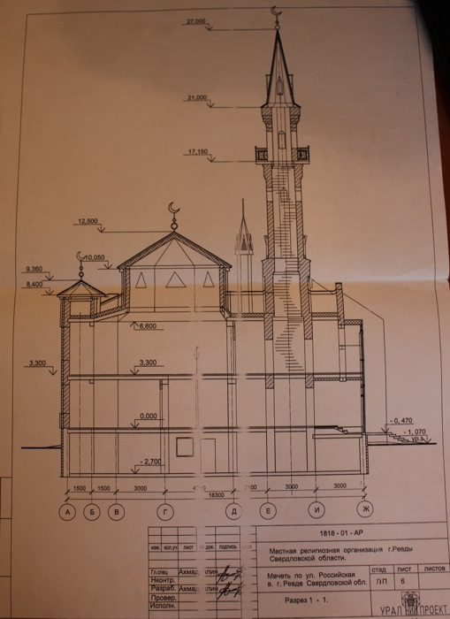 Мечеть размеры. Чертежи минаретов мечетей. Проект минарета мечети чертежи. Московская Соборная мечеть чертеж. Разрез мечети.